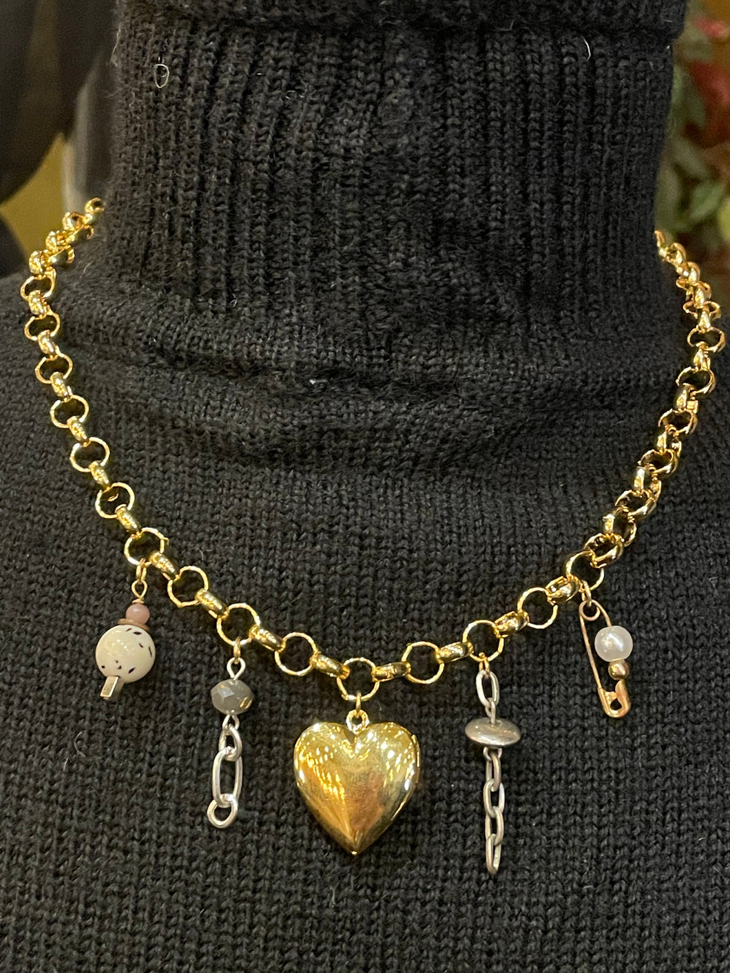 Bright Heart Charm Necklace