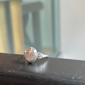 Scarab Ring - Sterling Silver