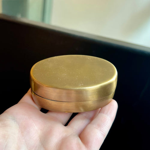 Brass Oval Storage Box