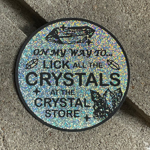 Crystal Licker Sticker