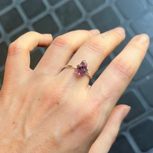 Raw Amethyst Ring