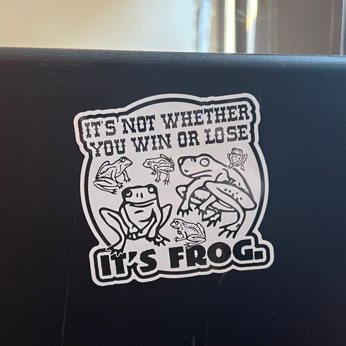 It’s Frog Sticker