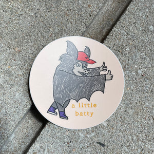 A Little Batty Sticker