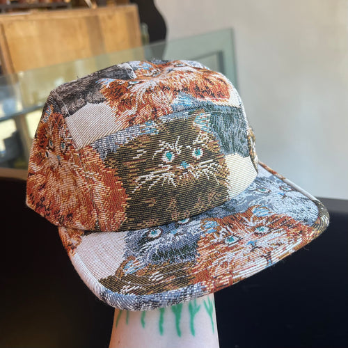 Cat Jacquard 5-Panel Hat