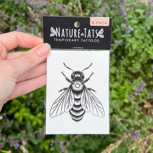 Big Bee Temporary Tattoo