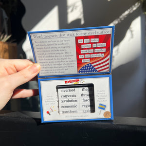 Revolution Poet Magnetic Poetry Kit