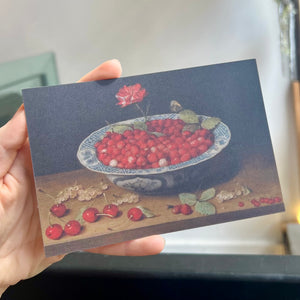 Berries and Carnation Postcard