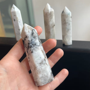 Rainbow Moonstone Standing Points