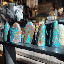 Load image into Gallery viewer, Chrysocolla Polished Standing Stone