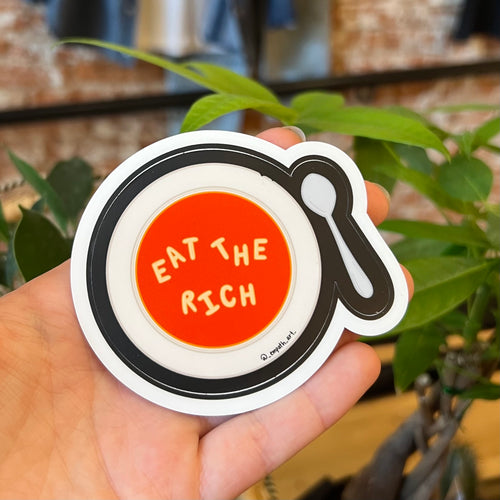 Eat The Rich Sticker