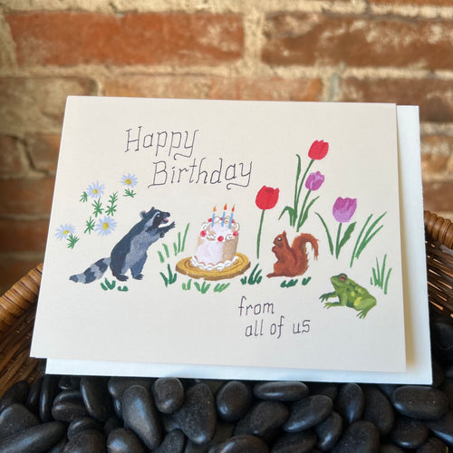 Critters Birthday Card