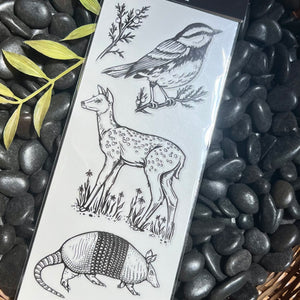 Hill Country Wildlife Temporary Tattoo