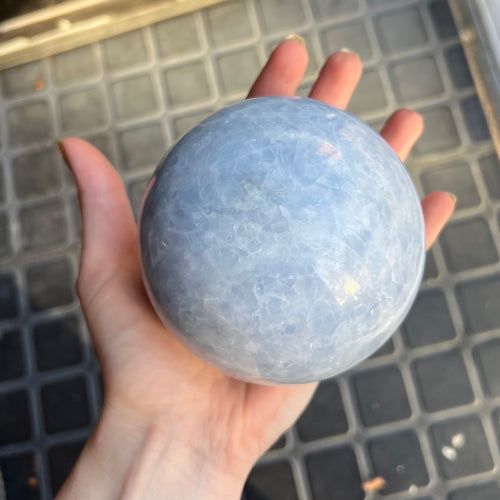 Blue Calcite Sphere