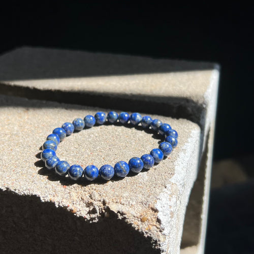 Lapis Lazuli Bead Bracelet