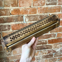 Load image into Gallery viewer, Wooden Incense Burner Box