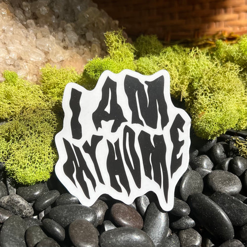 I Am My Home Clear Sticker