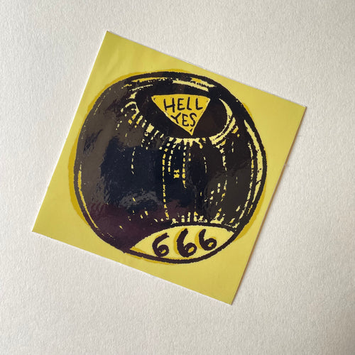 Magic 666 Ball Sticker