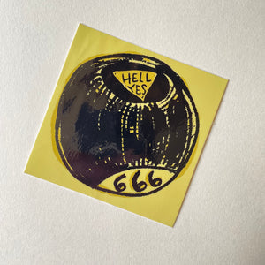 Magic 666 Ball Sticker