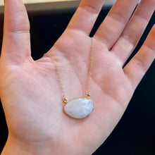 Load image into Gallery viewer, Rainbow Moonstone Necklace - Gold Fill