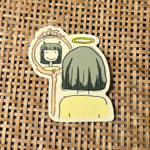 Angel or Devil Sticker