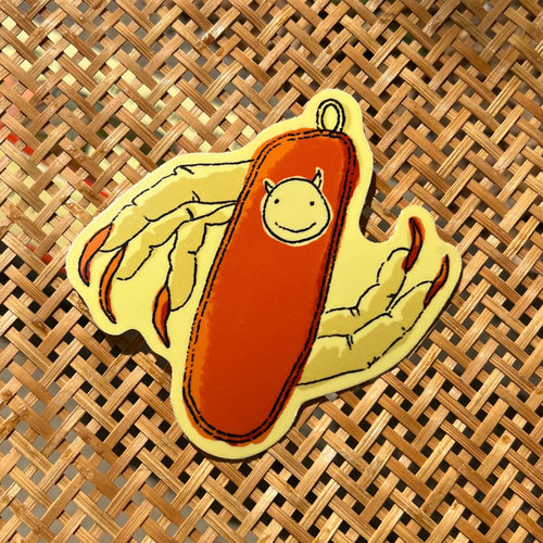 Pocket Knife Fingers Sticker