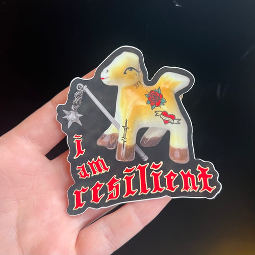 I Am Resilient Sticker
