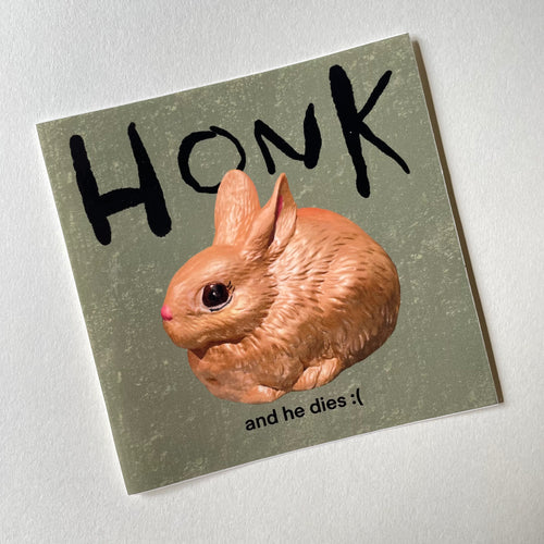 Honk Bunny Sticker