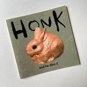 Honk Bunny Sticker
