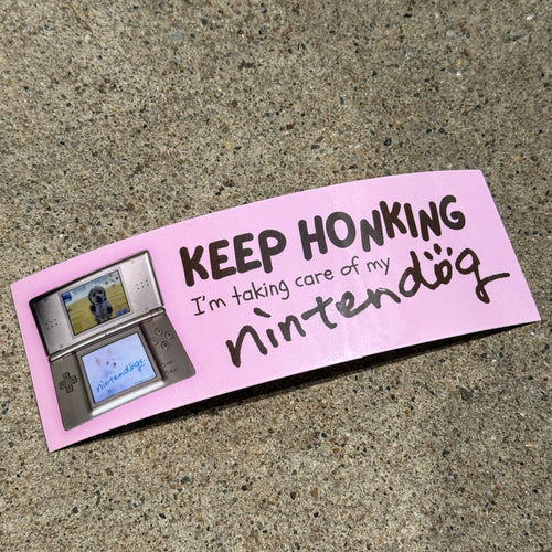 Nintendogs Bumper Sticker