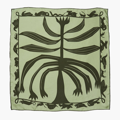 Familiar Scarf Bandana - 100% Silk