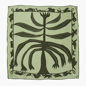 Familiar Scarf Bandana - 100% Silk