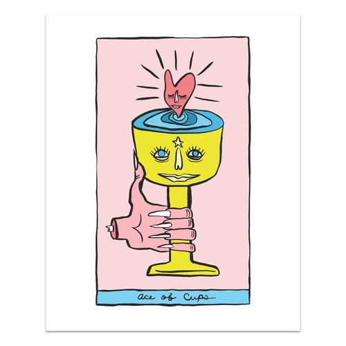 Ace of Cups Tarot Art Print