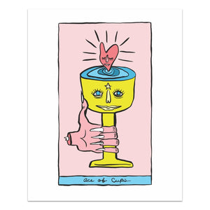 Ace of Cups Tarot Art Print