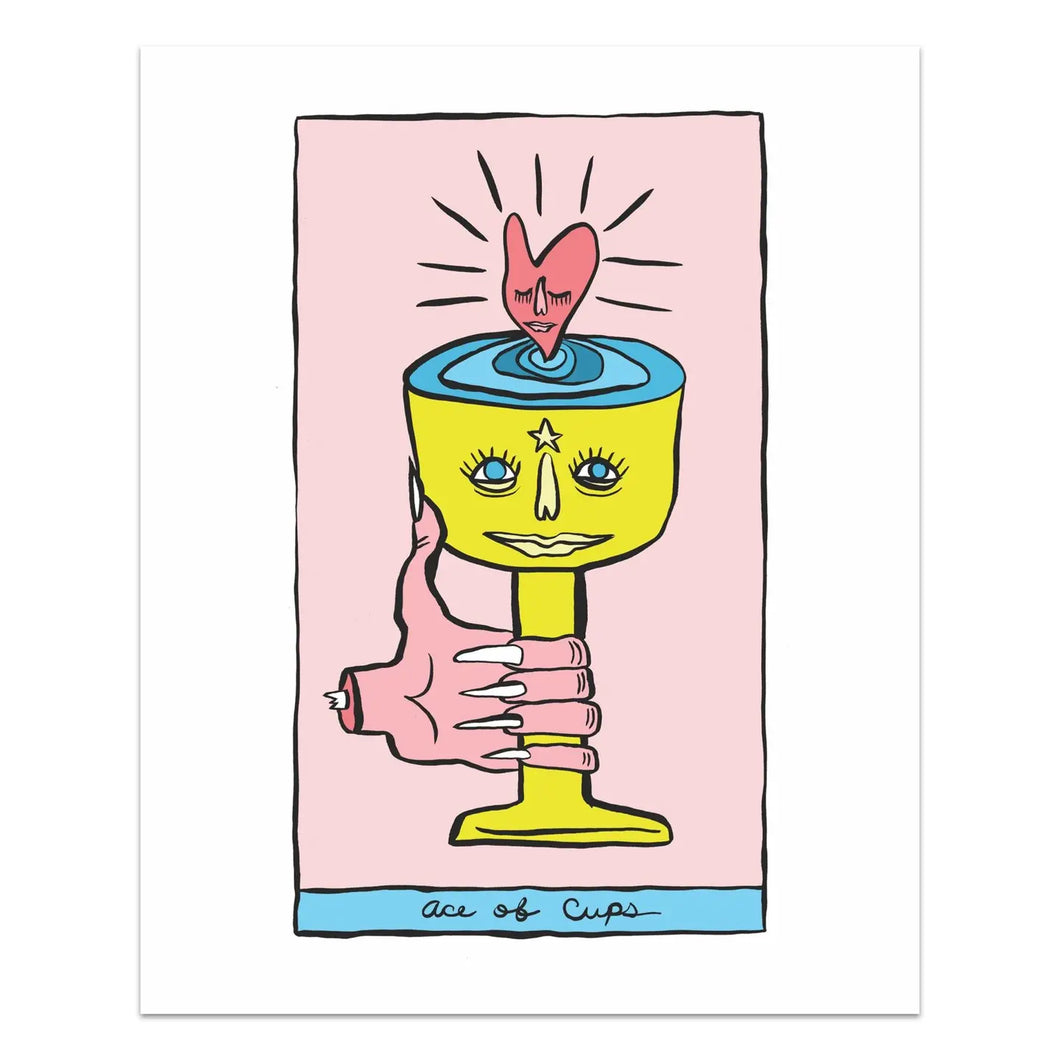 Ace of Cups Tarot Art Print