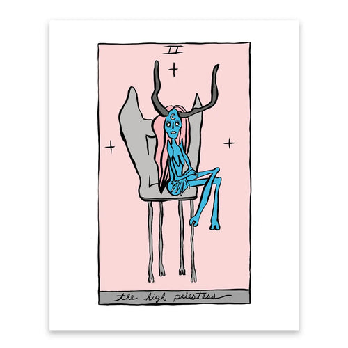 High Priestess Tarot Art Print