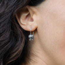 Load image into Gallery viewer, Lily of the Valley Hook Earrings - Sterling Silver