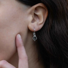 Load image into Gallery viewer, Calla Lily Hook Earrings - Sterling Silver