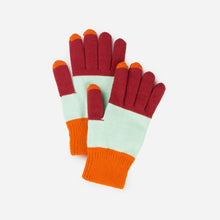 Load image into Gallery viewer, Colorblock Knit Touchscreen Gloves