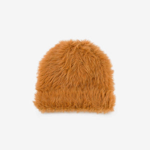 Faux Fur Knit Beanie