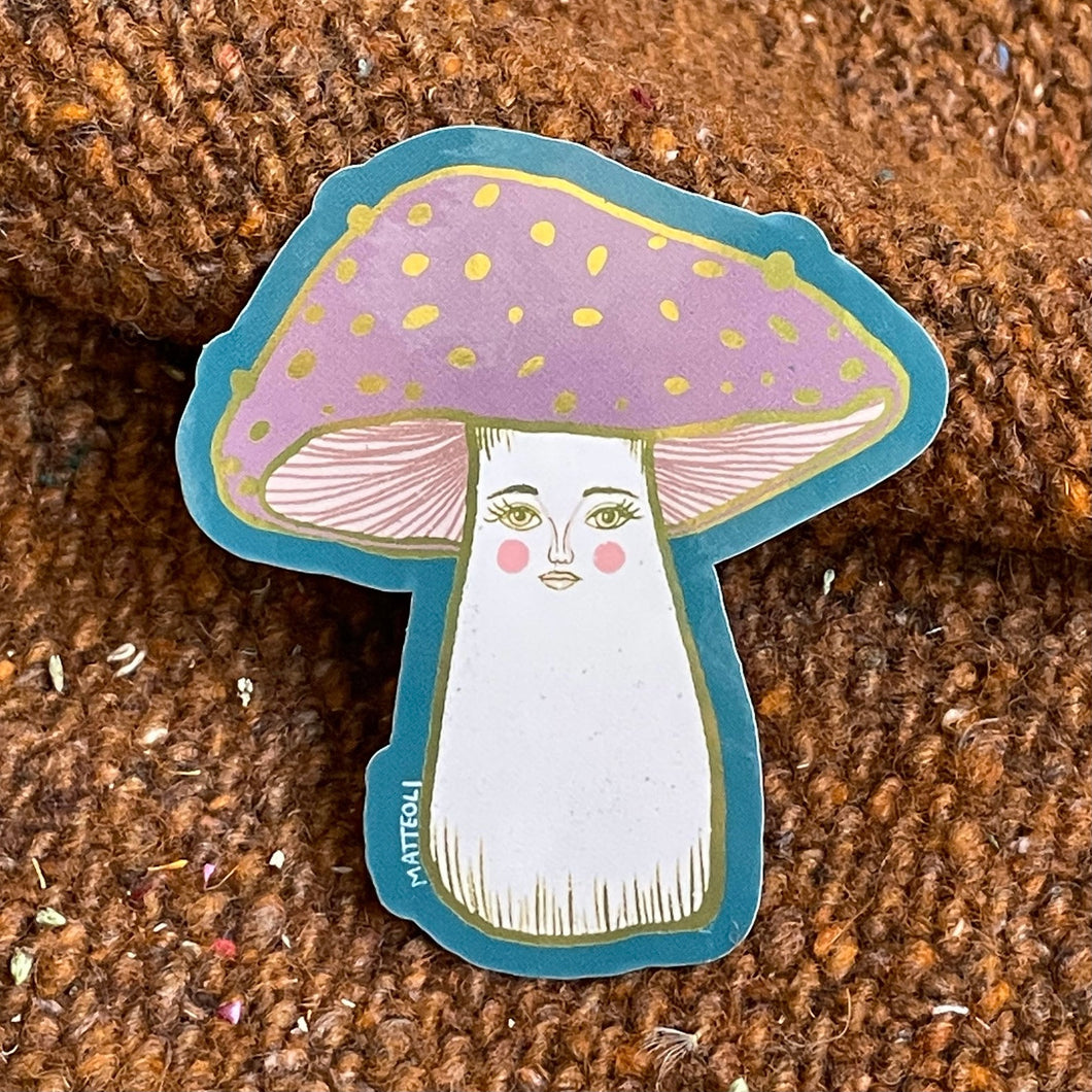 Lady Mushroom Sticker - Large