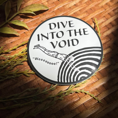 Dive Into the Void Sticker