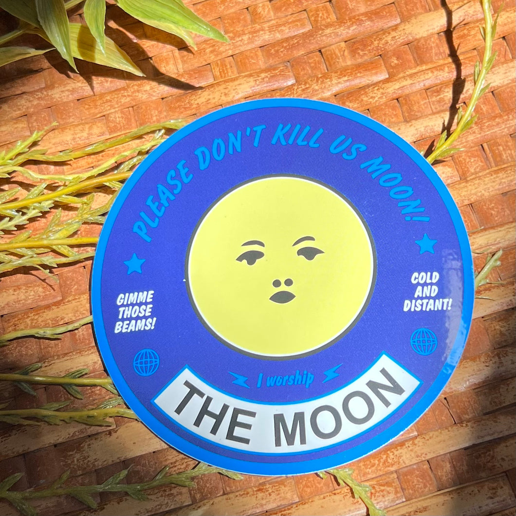 Cosmic Overlords Sticker - The Moon