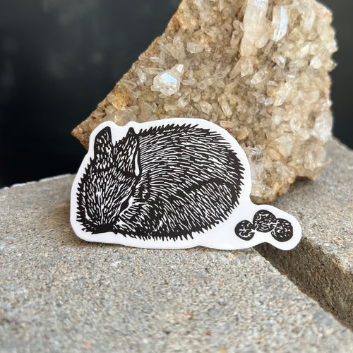 Baby Bunny with Poops Sticker