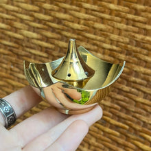 Load image into Gallery viewer, Brass Incense Stick Burner Bowl