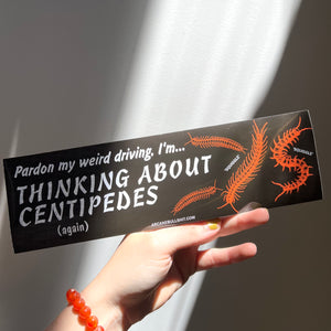 Centipedes Bumper Sticker