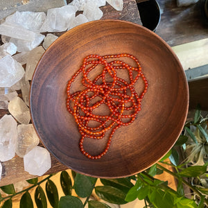 Carnelian Bead Bracelet