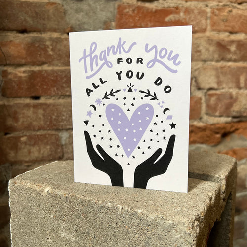 Thank You for All You Do Card