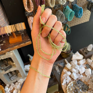 Peridot Beaded Bracelet