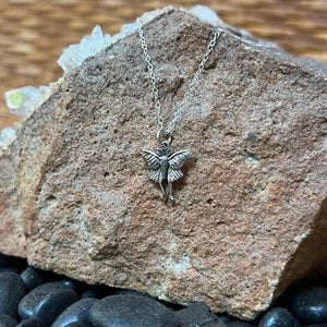 Luna Moth Necklace - Sterling Silver