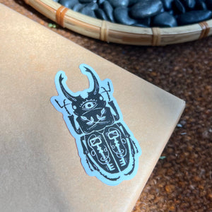 Beetle Clear Sticker